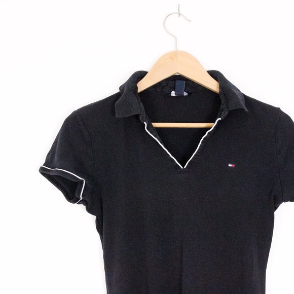 *Tommy Hilfiger Mini Black Polo Dress - Picture 4 of 10